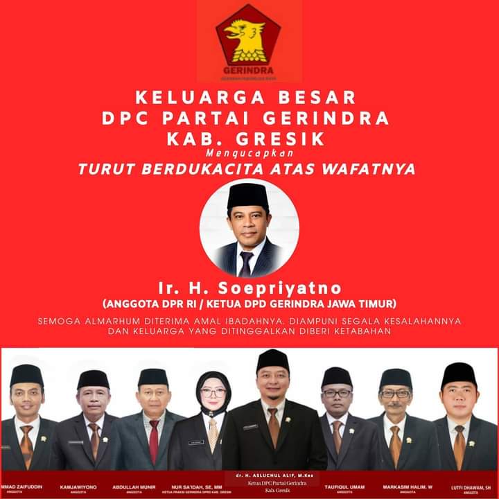 Mas Alif Anggap Almarhum Soepriyatno Sebagai Mentor di Gerindra