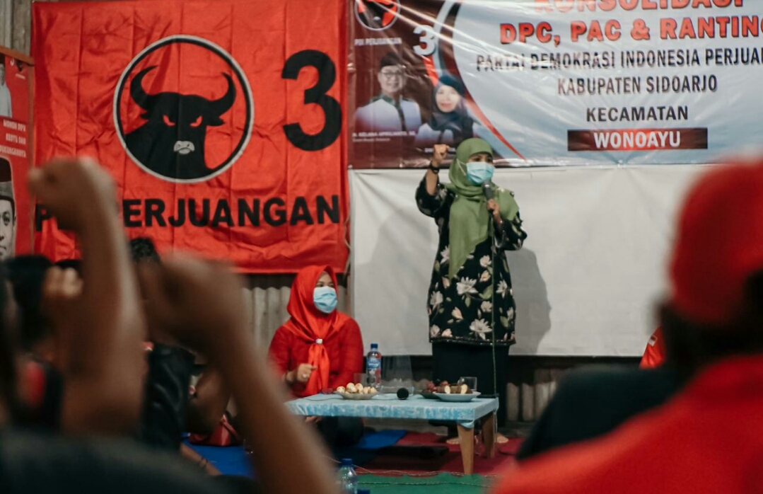 Kader PDI Perjuangan Satu Garis Komando, Menangkan  Kelana-Astutik