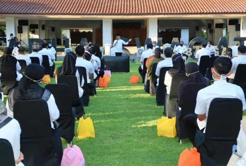 Setelah Diberi Wejangan Bupati Anas Soal Covid-19, Pemuda Banyuwangi Siap Bersinergi
