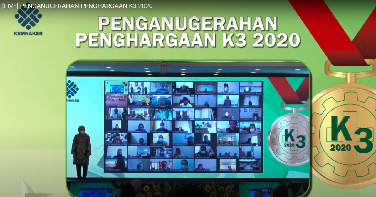 PGN Raih Penghargaan Keselamatan dan Kesehatan Kerja (K3) 2020 dari Kementerian Ketenagakerjaan RI