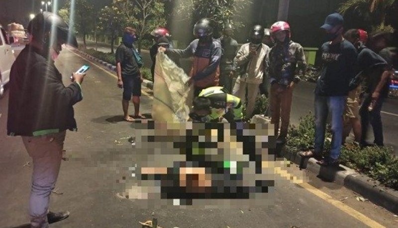 Honda GL Balapan, 2 Pemuda Tewas di Gedangan Sidoarjo
