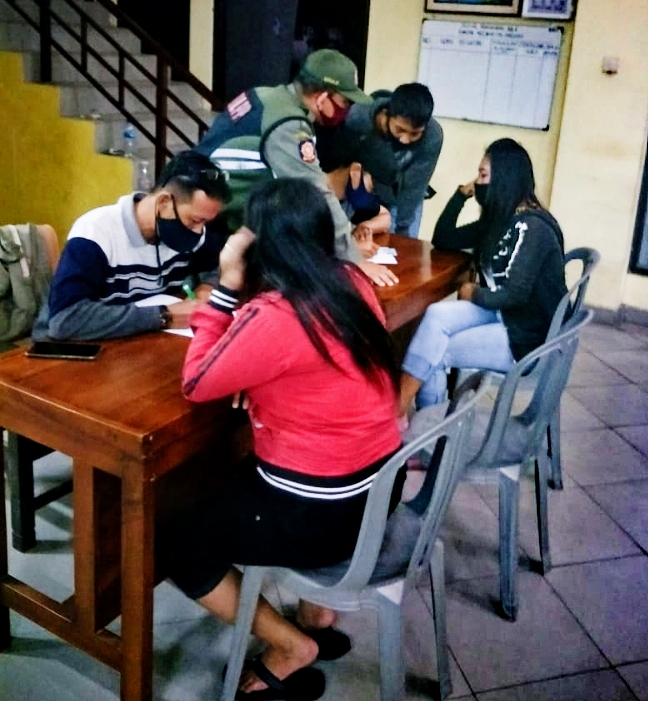 Terjaring Razia dan Didenda Rp 2 juta, PSK Tretes Langsung Mewek Bareng