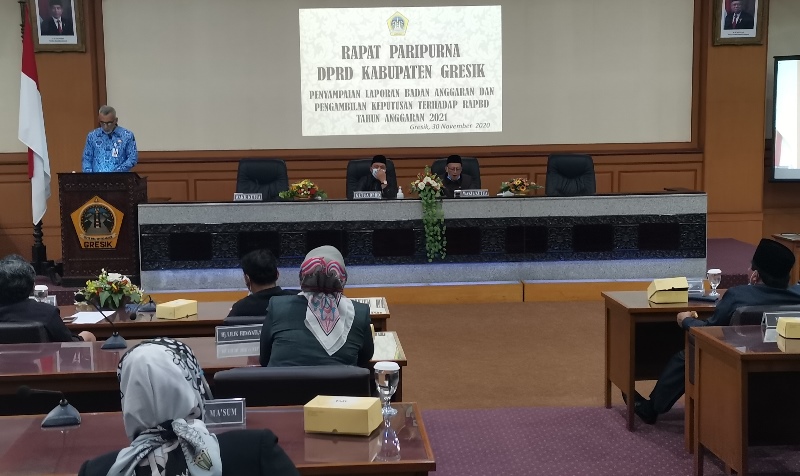 APBD Gresik 2021 Disahkan DPRD Sebesar Rp 3,4 Triliun
