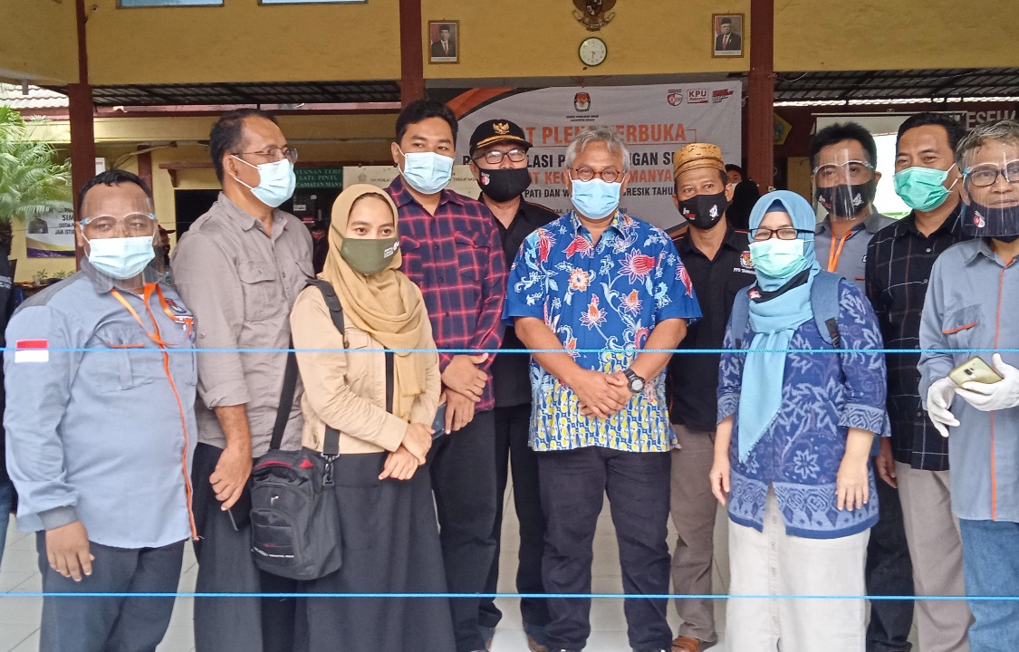 Ketua KPU Arief Budiman Kunjungi Gresik Pantau Proses Rekapitulasi