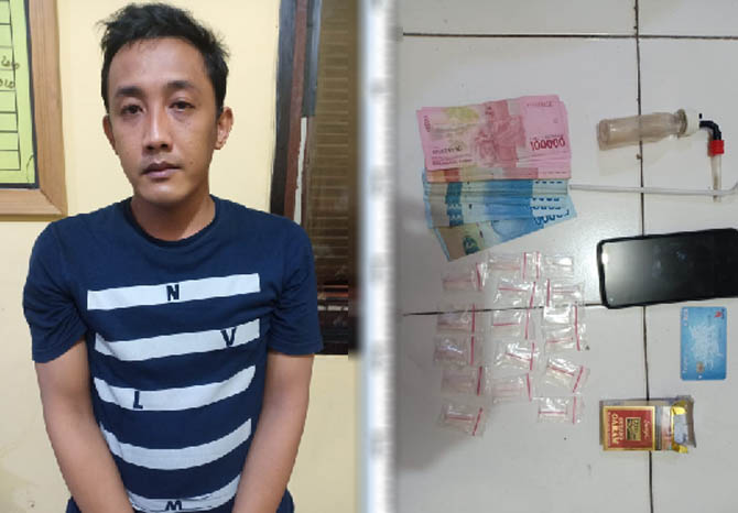 Buruh PT. Ambico Pasuruan Ditangkap Membawa 16 Paket Sabu-sabu