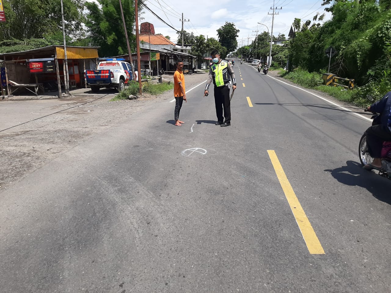 Akibat Sopir Dum Truk Ngantuk, Pengendara Motor Jadi Korbannya hingga Tewas