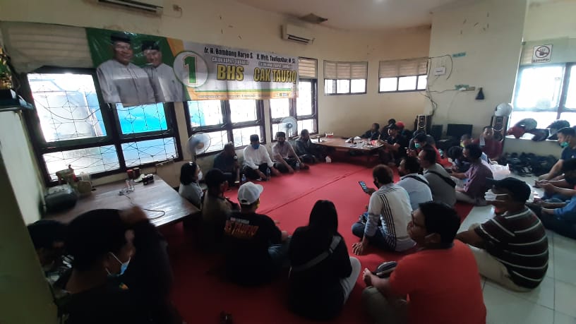 Calon Bupati Sidoarjo BHS Sowan ke Balai Wartawan, Janjikan Keterbukaan Informasi Publik