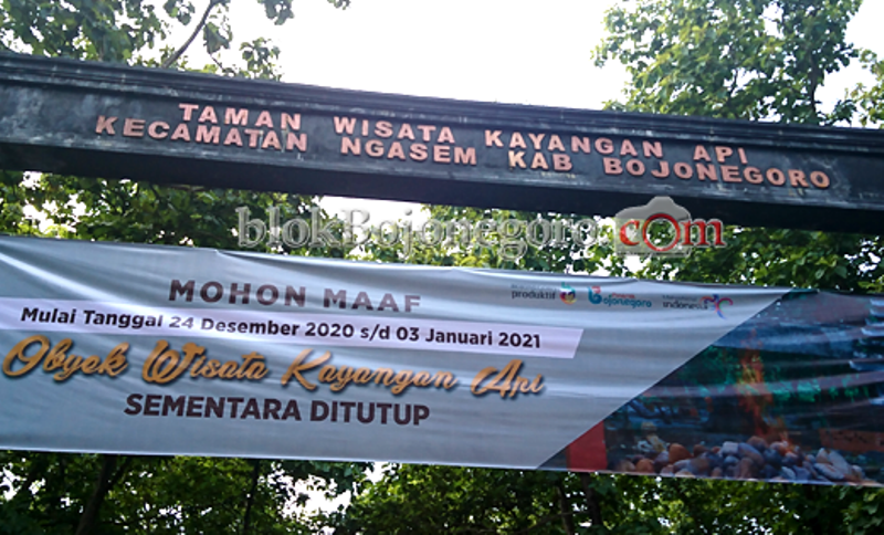 Bojonegoro Masuk Zona Merah Lagi, Pemkab Tutup Semua Obyek Wisata