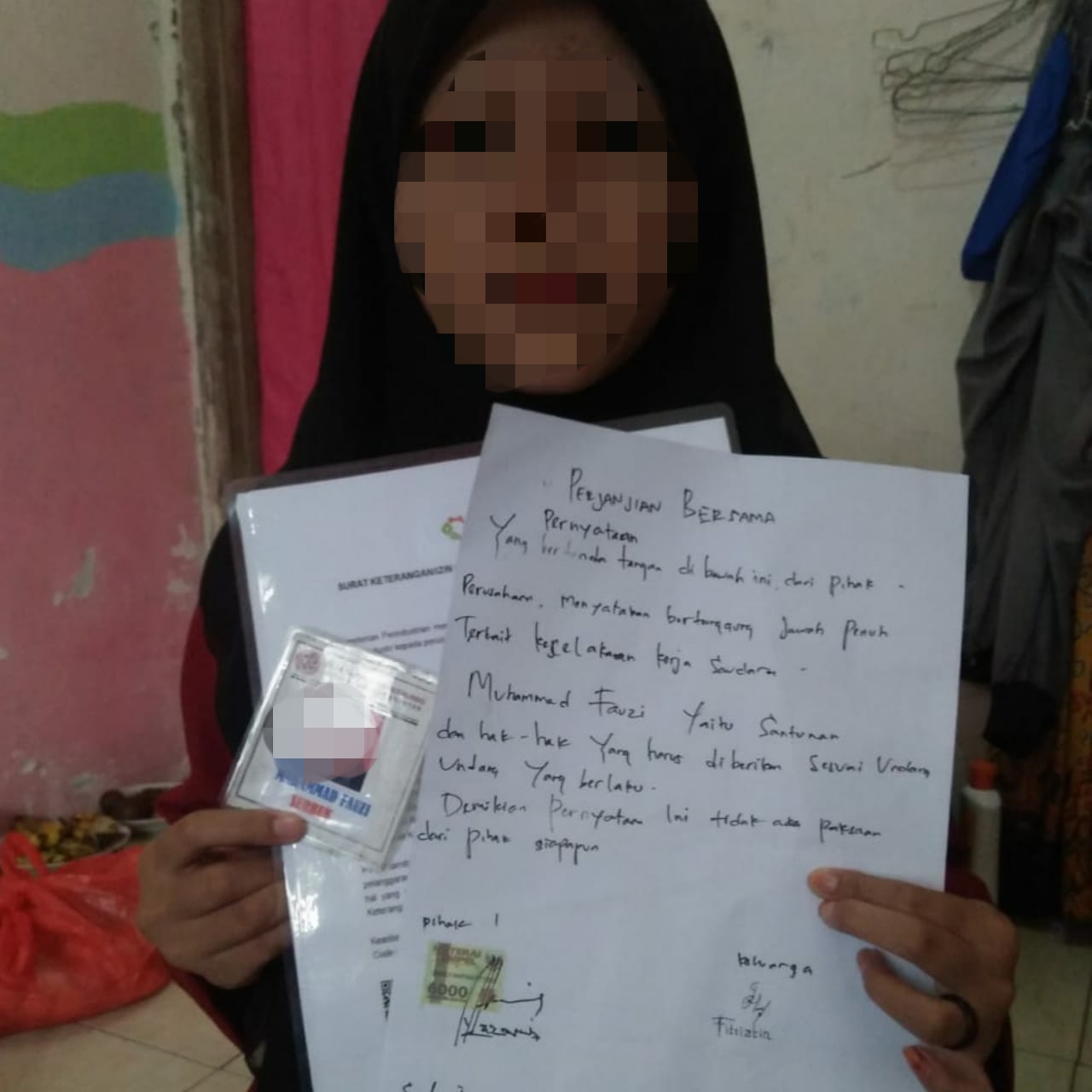 Tak Kunjung Diberi Hak, Keluarga Korban Kecelakaan Kerja PT Hexamitra Mengadu ke DPRD Gresik