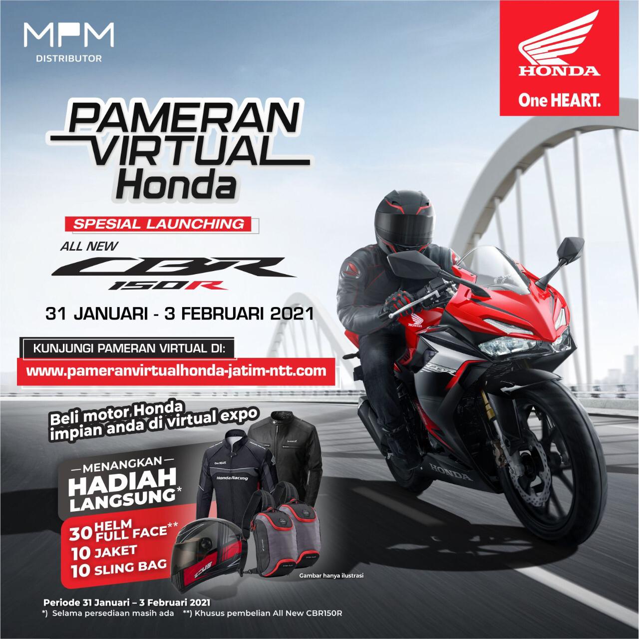 First Impression Riding Bareng Gerry Salim Di Virtual Launching All New Honda CBR150R, Live Instagram dan Facebook @mpmhondajatim