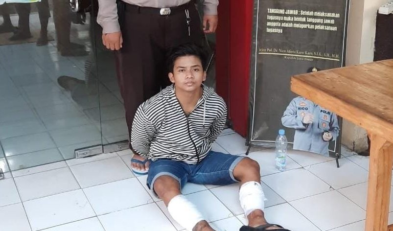 Hendak Bawa Motor Curian, Pelaku Curanmor Ditembak Reserse Polsek Tambaksari Surabaya