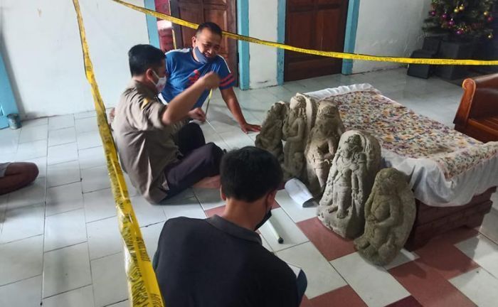 5 Arca yang Ditemukan Warga Kediri Diduga Peninggalan Kerajaan Mataram Kuno Abad ke-8
