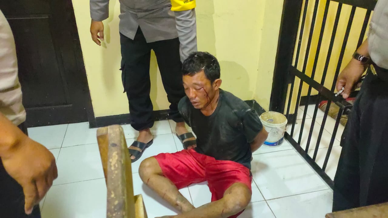 Maling Kambuhan Curi Jeruk Anggota TNI, Babak Belur Pulang ke Polsek