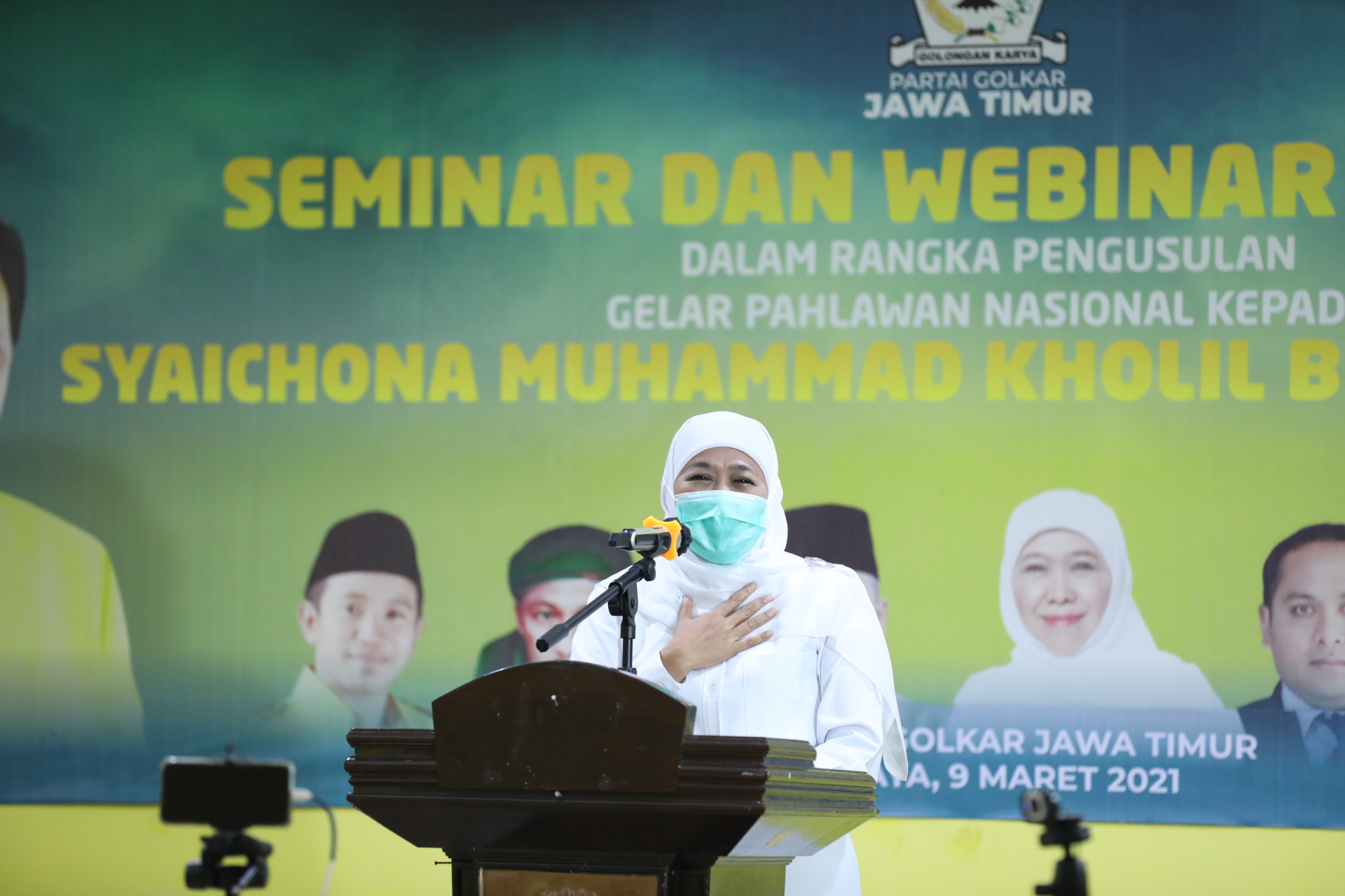 Khofifah Dukung Penuh Usulan Syaikhona Kholil Bangkalan Sebagai Pahlawan Nasional