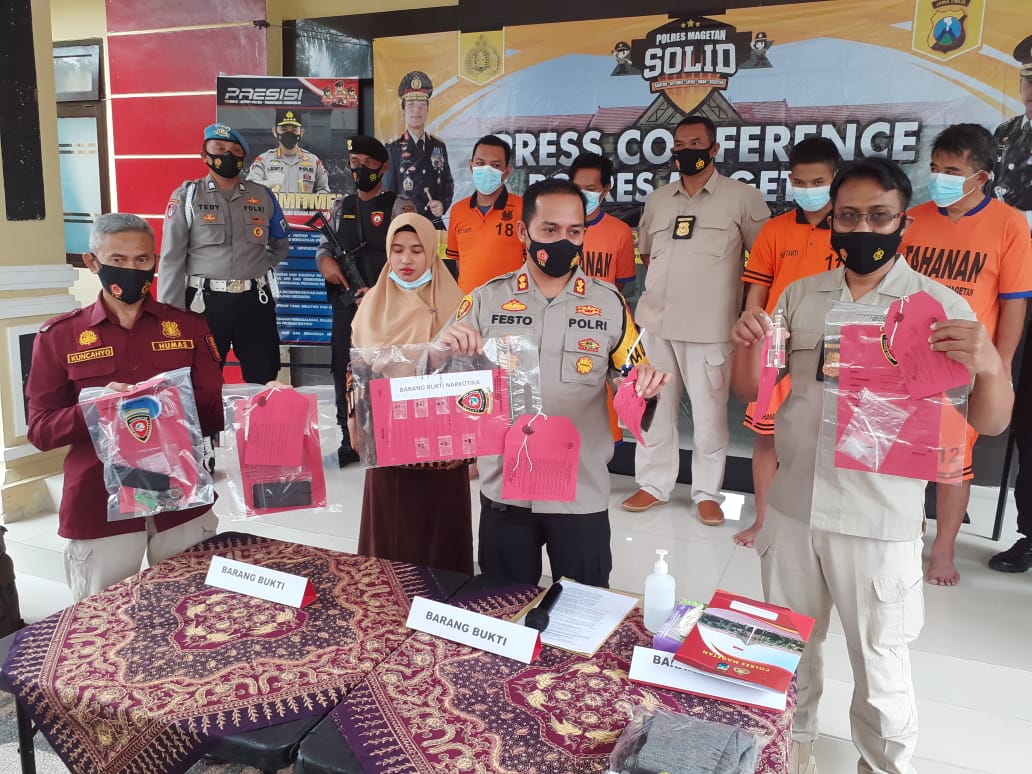 Lima Pengedar Sabu Jaringan Lapas Madiun Digulung Polisi