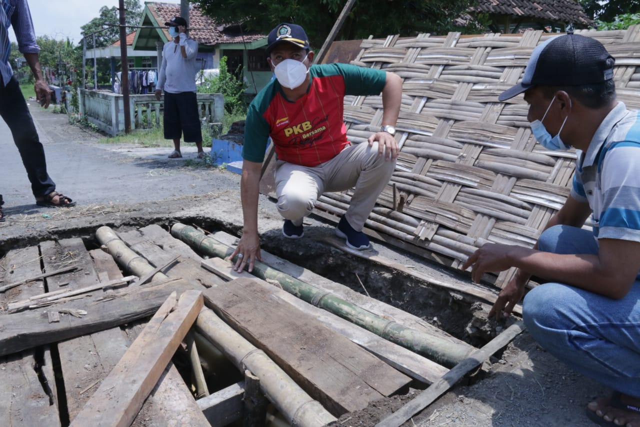 Wabup Subandi Minta Jembatan Klantingsari yang Rusak Segera Diperbaiki Pakai Dana PIWK
