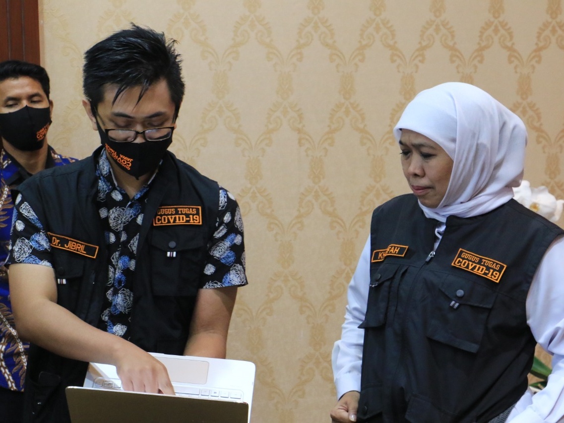 Jatim Bebas Zona Merah Covid-19, Khofifah Targetkan Segera Zona Hijau