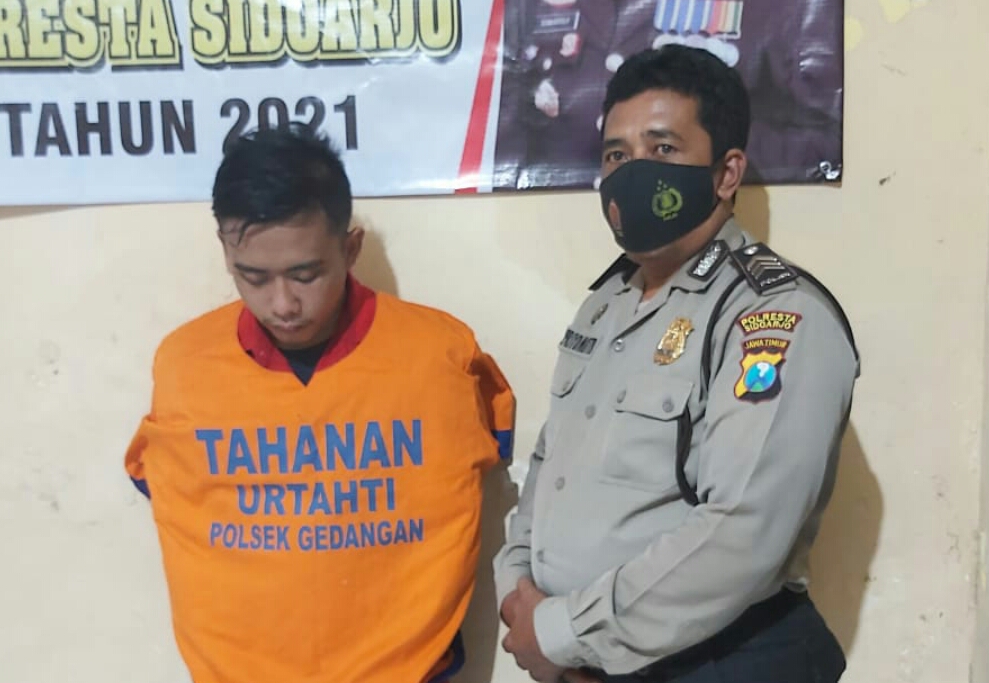 Arek Surabaya Ini Curi Motor Pas Ada Polisi Cangkruk Dekat TKP, Ketangkap