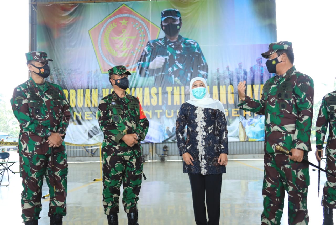 Kini Ribuan Prajurit TNI di Malang Raya Disuntik Vaksin