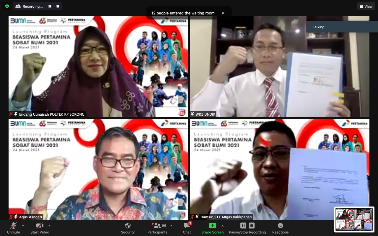 Pertamina Foundation Luncurkan Beasiswa Reguler, Afirmasi dan Vokasi Tahun 2021