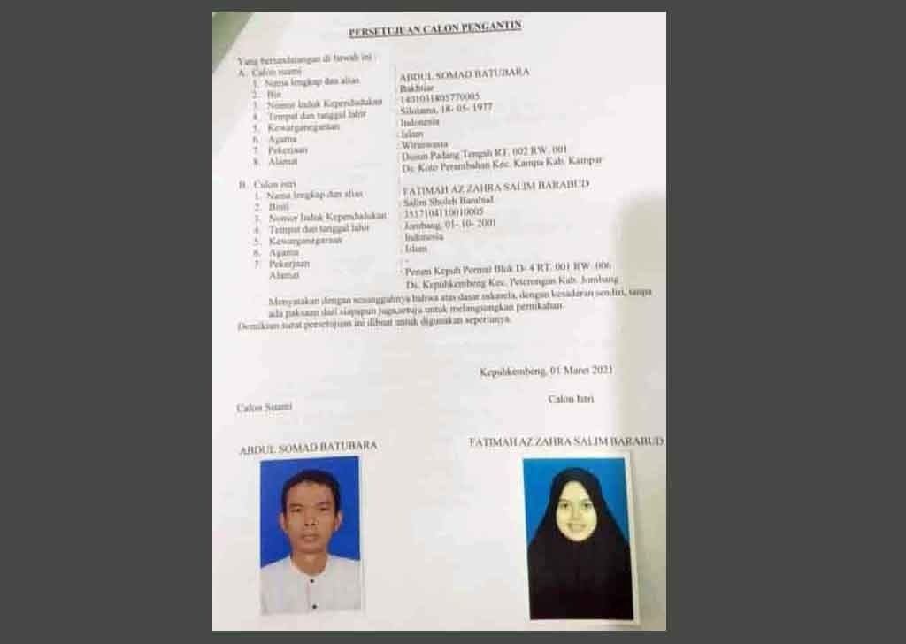 Viral! Ustadz Abdul Somad Bakal Nikahi Gadis Jombang 19 Tahun
