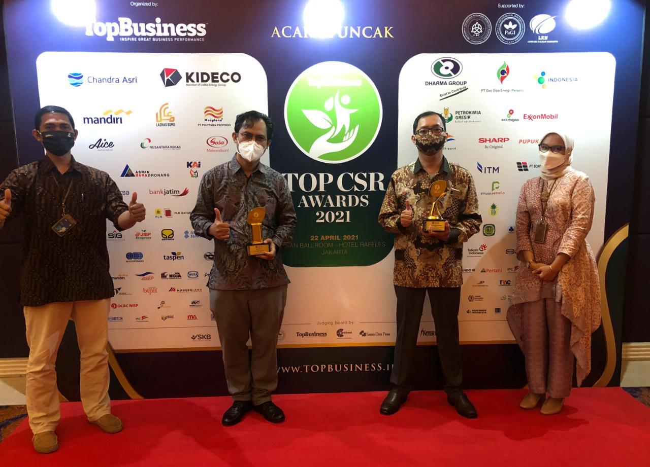 Komitmen Jalankan Tanggung Jawab Sosial, PGN Raih Penghargaan Top CSR Awards 2021