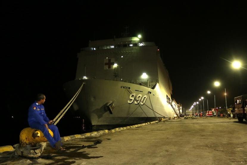 Pelabuhan Tanjung Wangi Dijadikan Pengisian Logistik dan Bersandar Kapal Besar Pencarian KRI Nanggala 402