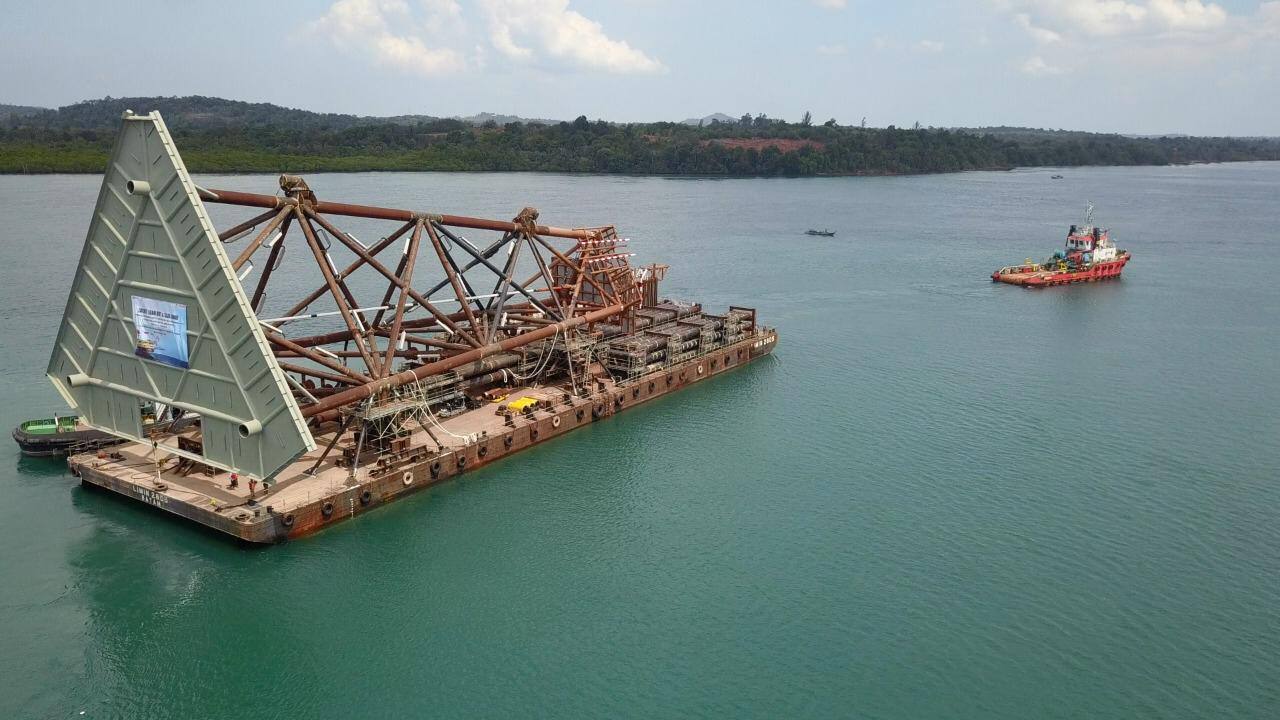 Pertamina Hulu Mahakam Mulai Bangun Anjungan Migas Proyek JSN