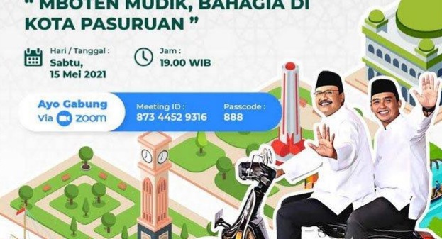 Malam Ini Gus Ipul Ajak Warga Kota Pasuruan Penjuru Dunia Silaturahmi Virtual