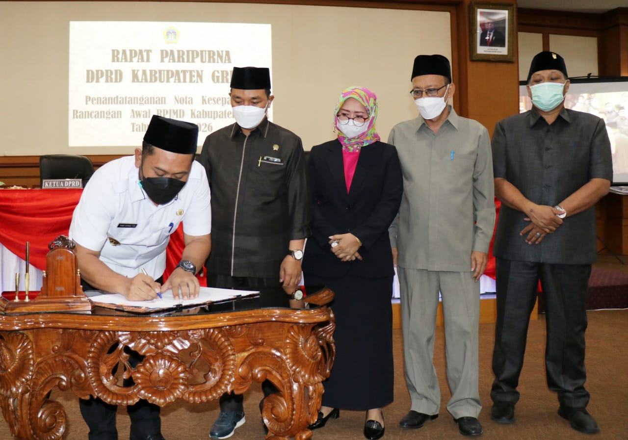 Dewan Sepakati Ranwal RPJMD Gresik Dengan Sejumlah Rekomendasi
