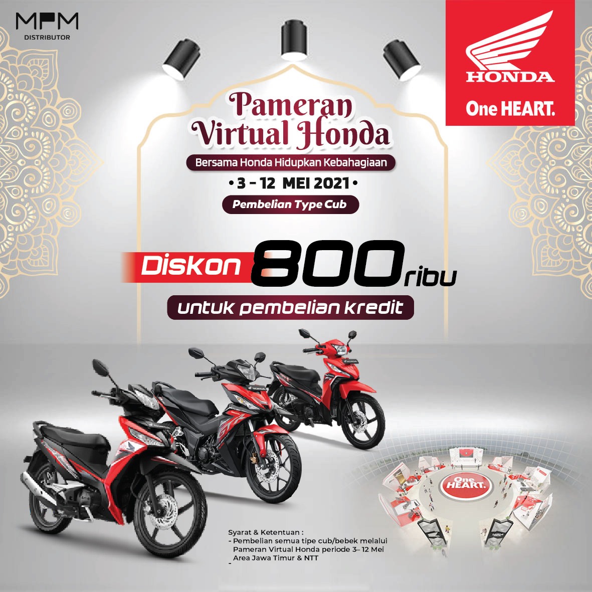 Kunjungi Pameran Virtual Honda Jatim & NTT dan Bawa Honda PCX Dengan Hanya 1,5 Juta