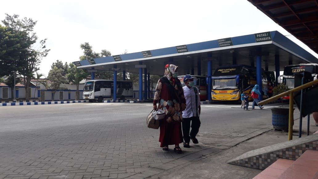 Bus AKAP dan AKDP Mulai Beroperasi di Terminal Gayatri Tulungagung