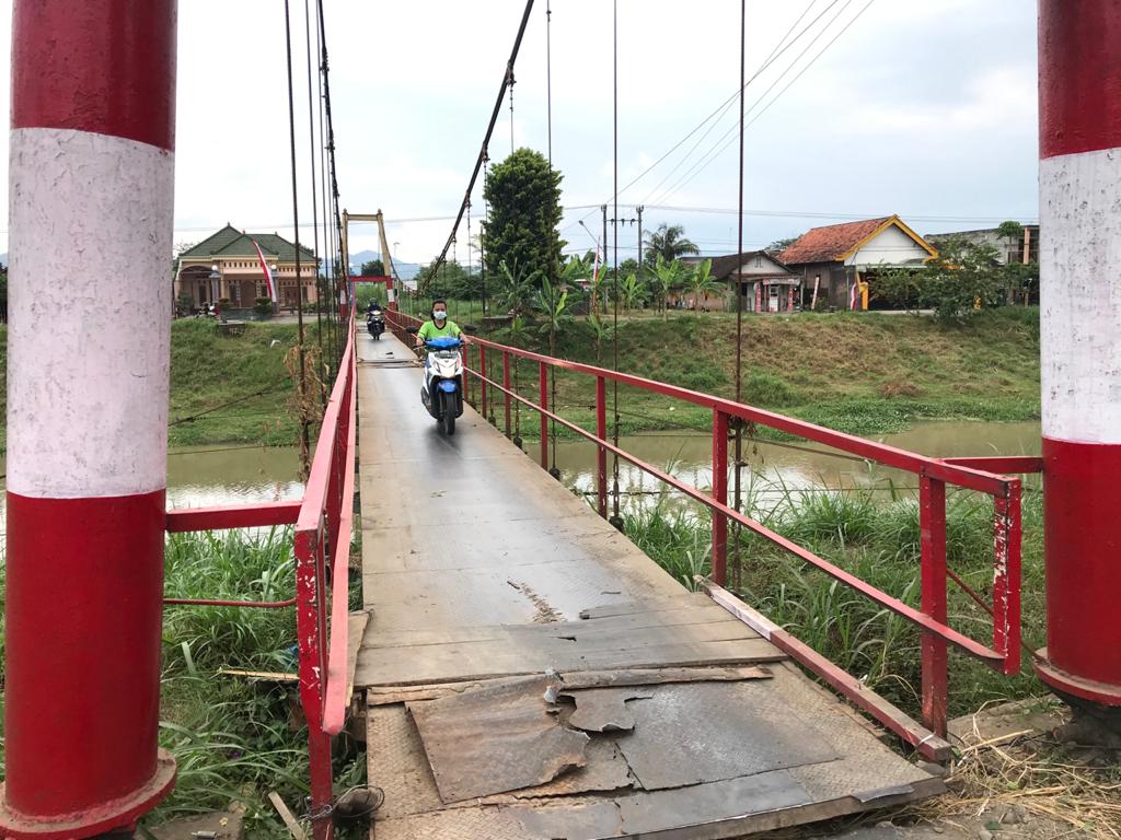 Jembatan Gantung Kedungsuko-Waung Rusak Lagi, Pemkab Tulungagung Tak Bisa Berbuat Banyak