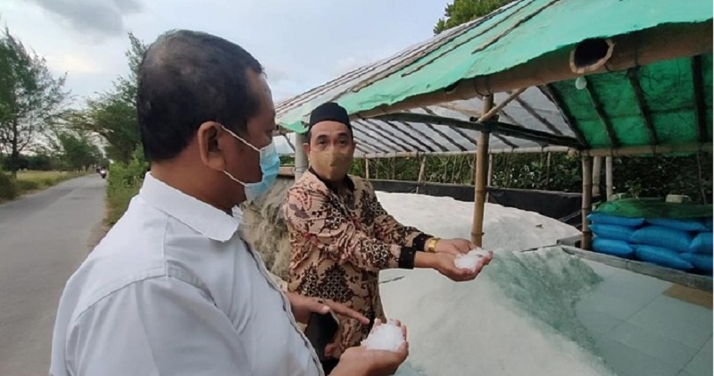 Petani Lamongan Limbung, Harga Garam Tinggal Rp 250/Kg