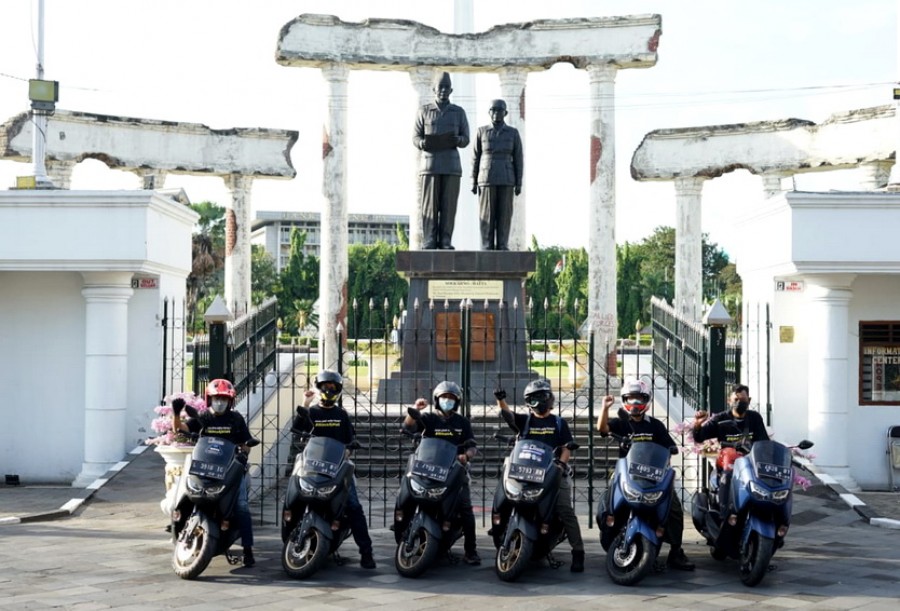 Surya Timur Sakti Jatim Gelar Ngabuburit Yamaha NMAX Getheriding
