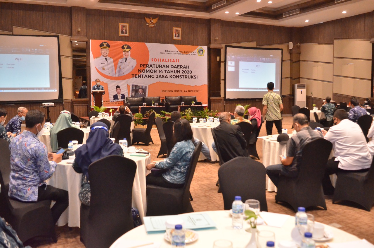 Silpa Proyek Lumayan Besar, Banyak Penyedia Jasa Konstruksi di Gresik Belum Paham Perda 14 Tahun 2020