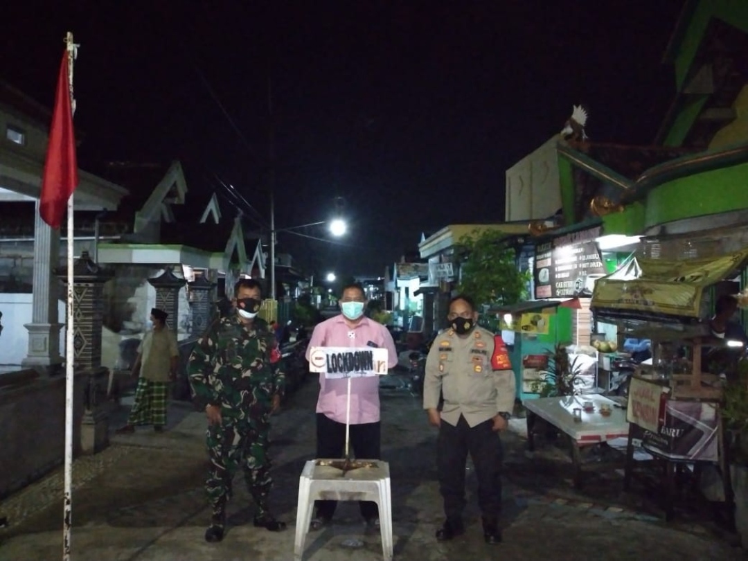 Satu Dusun di Kecamatan Cerme Gresik Lockdown Total