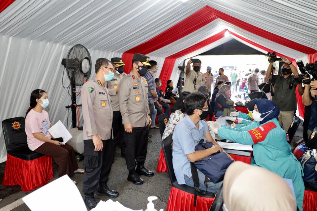 Kapolda Nico : 503 Gerai Vaksin Didirikan di Jatim Untuk Percepat Capaian Vaksinasi