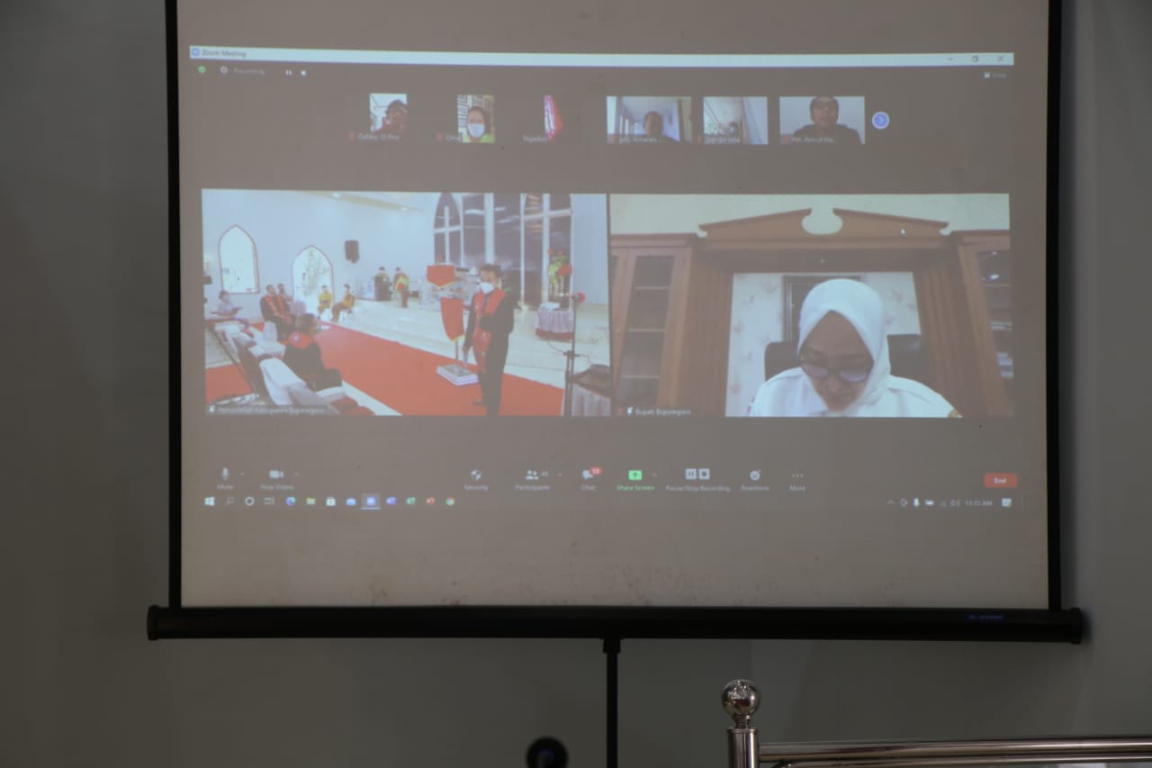 Hadir Secara virtual, Bupati Tekankan Kerukunan Antar Umat Beragama
