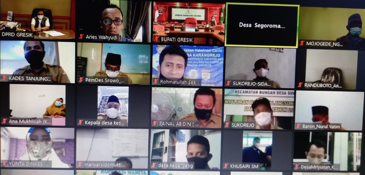 DPRD Bersama Pemkab dan Kades Se-Gresik Sepakat Lakukan Ini Untuk Memberantas Covid-19