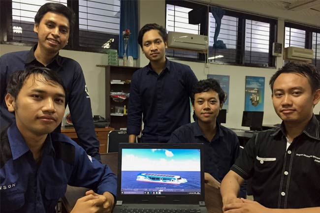 Tim ITS Surabaya Menangi Lomba Desain kapal Fery Internasional