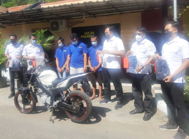 Tiga Maling Motor Pasuruan Dibekuk Polisi