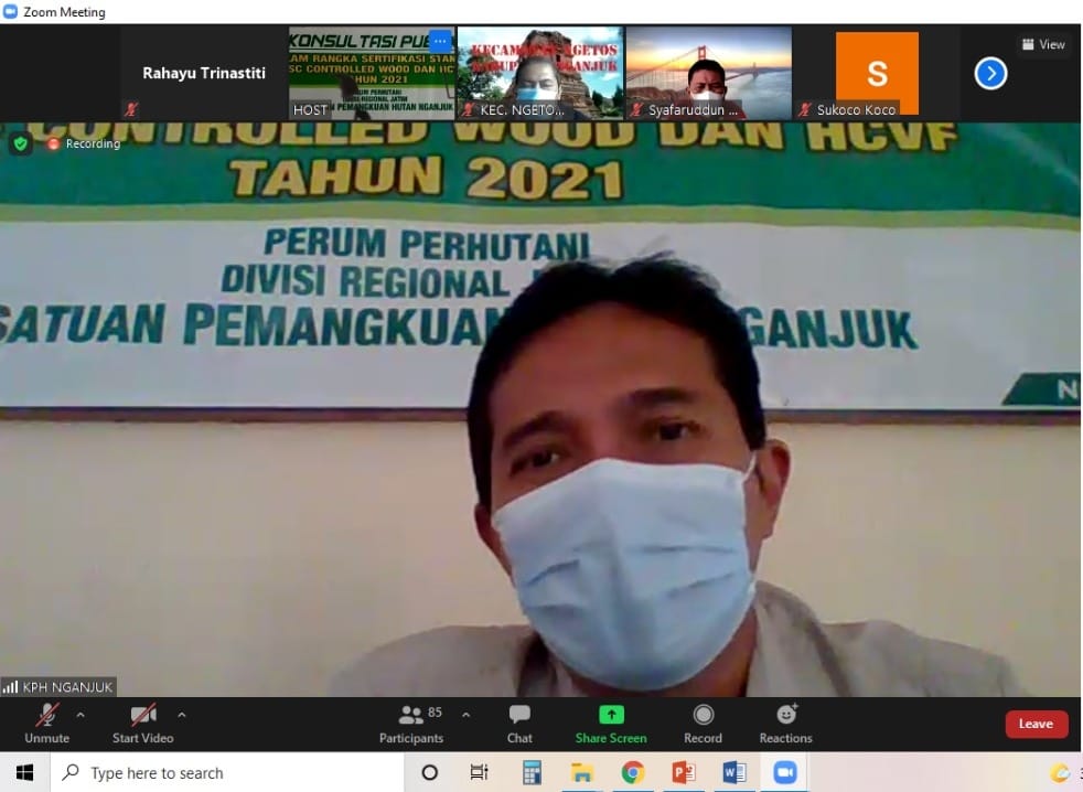 Perhutani KPH Nganjuk Selenggarakan Konsultasi Publik Pengelolaan Hutan