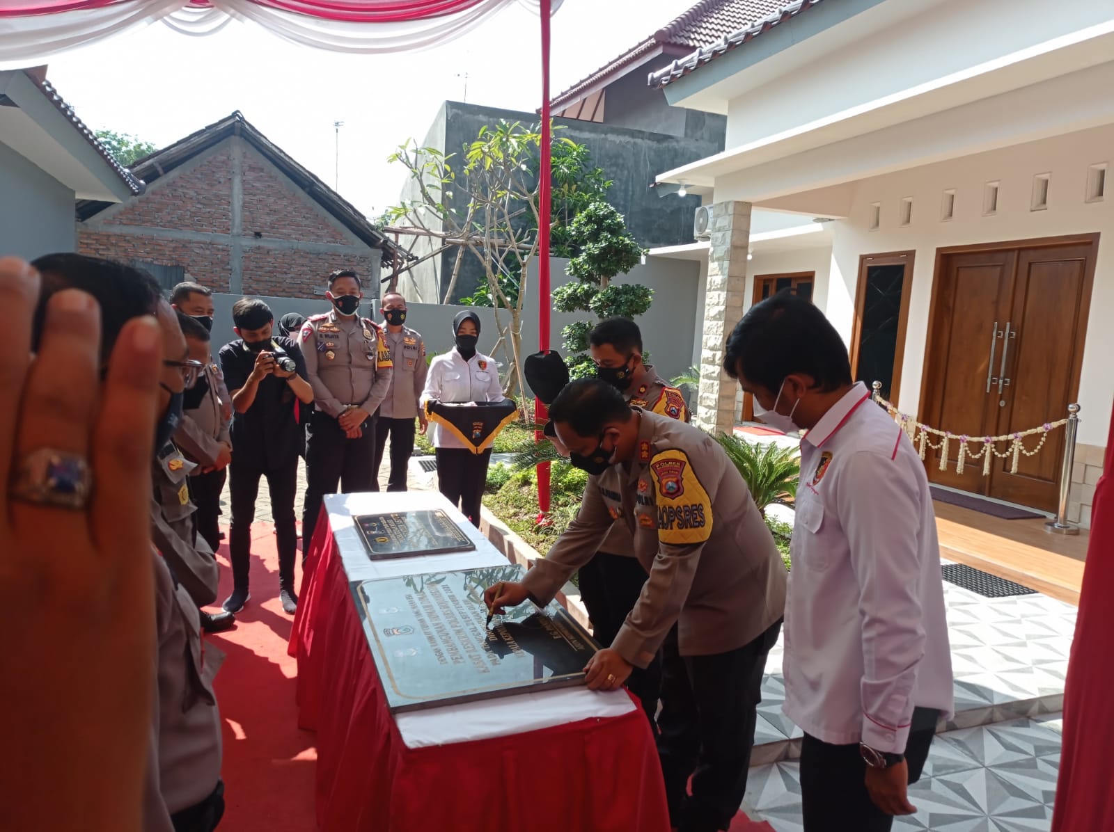 Polres Bojonegoro Resmikan Rumah Dinas Kasatreskrim dan Media Center Jurnalis