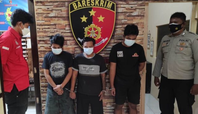 Tiga Pengedar Narkoba Diringkus Unit Reskrim Polsek Kras Kediri