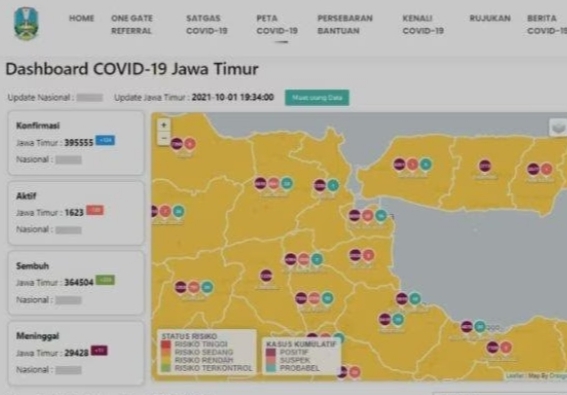 Update Kasus Covid-19 di Surabaya Per 2 Oktober 2021