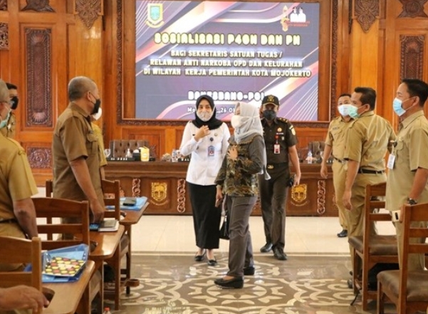 Bentengi Kota Mojokerto dari Narkoba, Ning Ita Harap ASN Jadi Contoh
