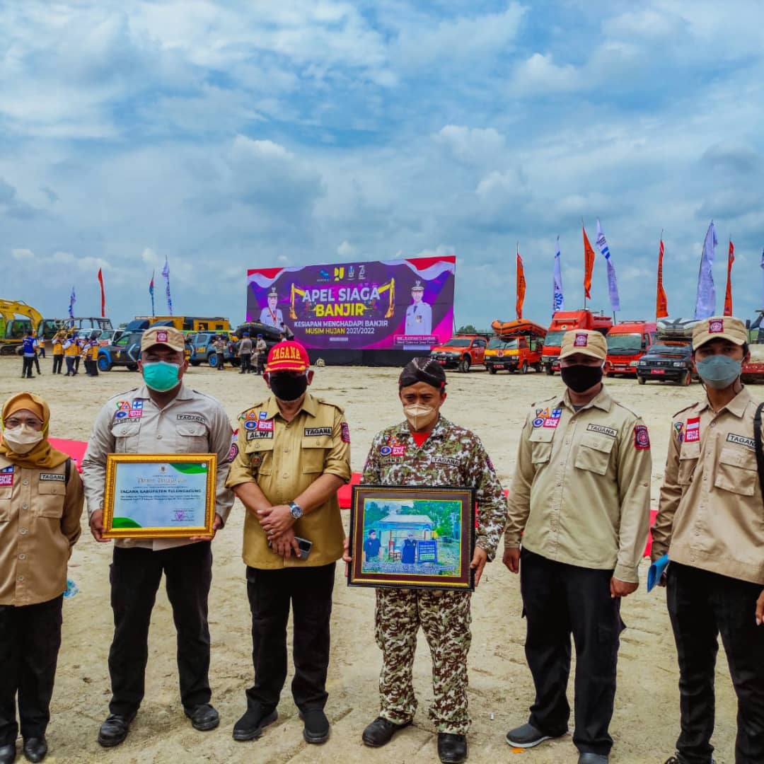 Berperan Dalam Percepatan Penanganan Covid-19, Tagana Tulungagung Diganjar Reward Gubernur Kofifah