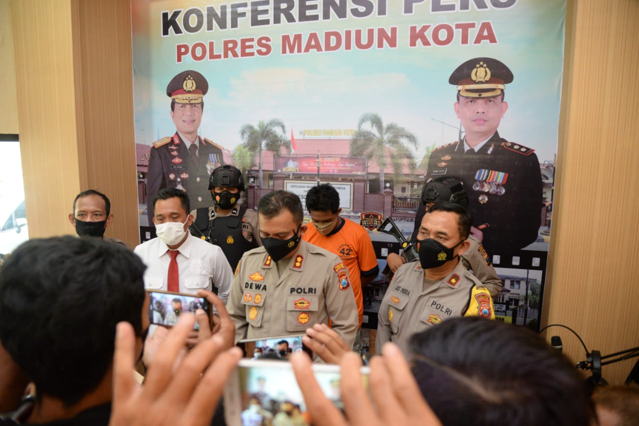 5 Bulan Jadi Pengedar, Kentrung Asal Tawangrejo Dicokok Polisi Madiun