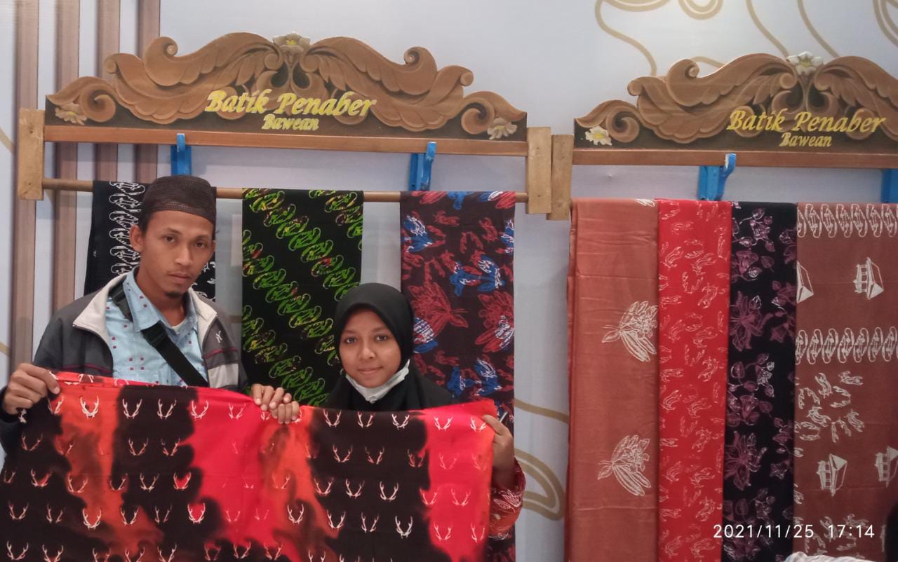 Bawa Motif Khas Bawean, Batik Penaber Bawean Ikuti Pameran Inapro Expo 2021